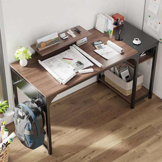 Γραφείο ZX-SS140B-OGB 140x60x76.2εκ.