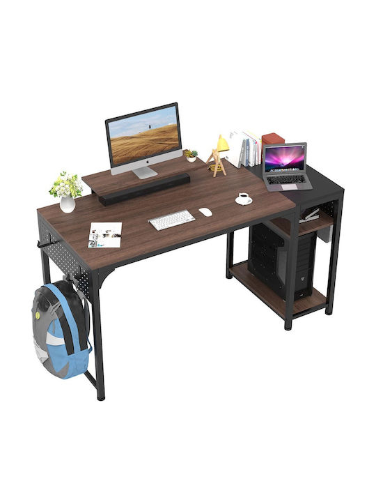 Desk ZX-SS140B-RWB Wooden RWB with Metal Legs 140x60x76.2cm