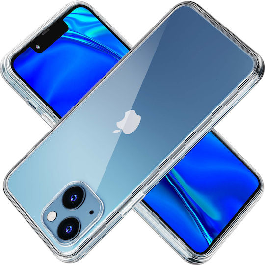 3MK Clear Back Cover Σιλικόνης / Πλαστικό / Tempered Glass 1.2mm Διάφανο (iPhone 13)