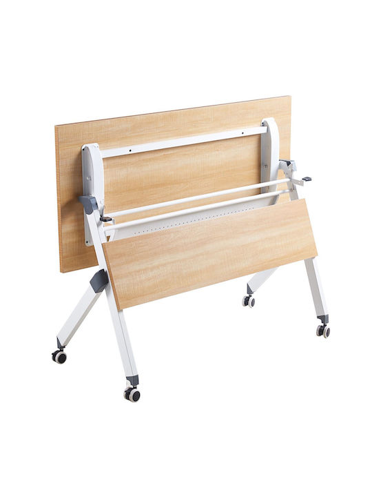 Birou Unit din Lemn Sonoma cu Picioare Metalice 120x55x75cm EΟ4394