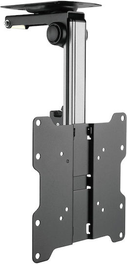 Cabletech LPA63-446 Βάση Τηλεόρασης Οροφής έως 37" και 20kg