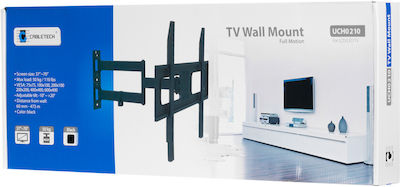 Cabletech UCH0210 TV Mount Ceiling with Arm Black