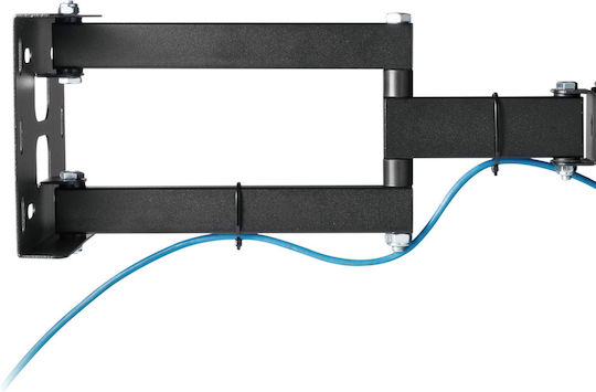 Cabletech UCH0197-1 Βάση Τηλεόρασης Τοίχου με Βραχίονα έως 55" και 35kg