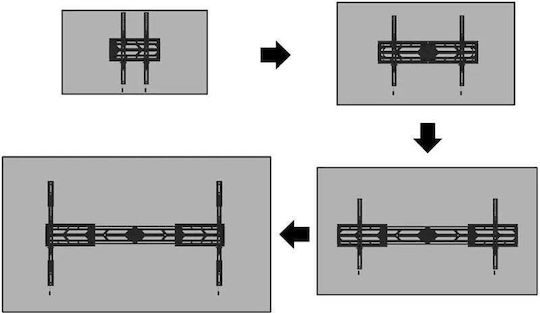 Neomounts WL30S-950BL19 Wandhalterung für Fernseher bis 110" und 160kg