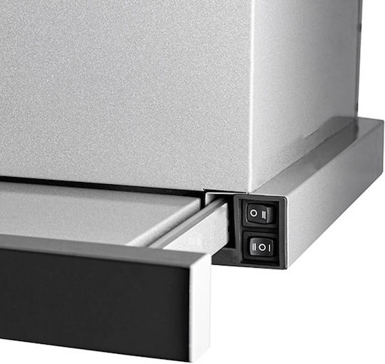 Davoline Omega Plus Sliding Vent Hood 60cm Inox