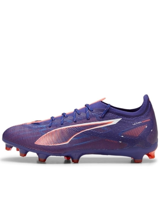 PUMA Ultra 5 Pro Ποδοσφαιρικά Παπούτσια με Τάπες FG/AG Μωβ