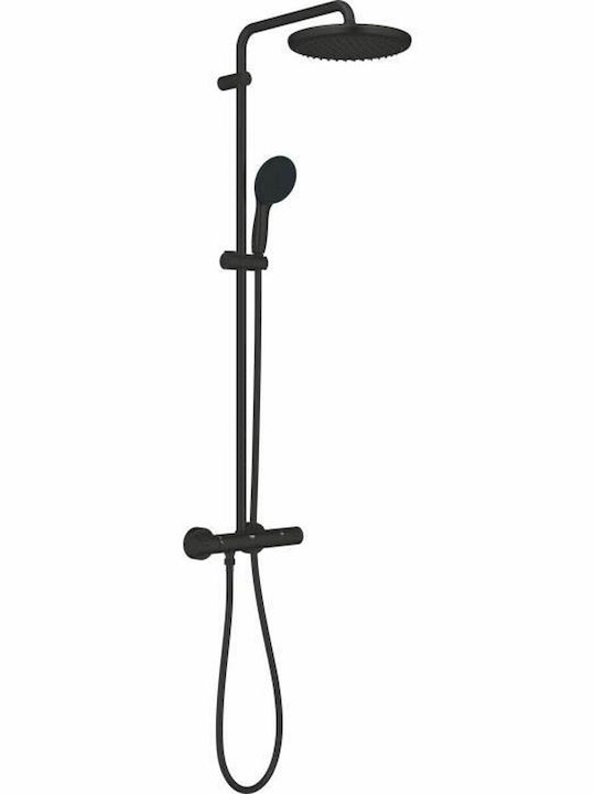 Grohe Shower Column with Mixer Black