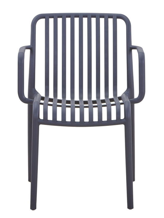 Gartenstühle Polypropylen Convee Grau 55x52x79cm