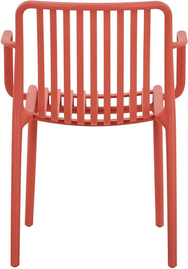 Scaun De Exterior Din Polipropilenă Convee Roșu 55x52x79cm