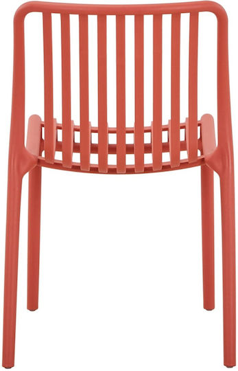 Outdoor-Stuhl Polypropylen Convee Red 48x52x79εκ.