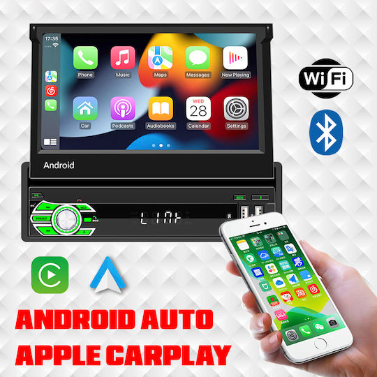 Kirosiwa Ραδιόφωνο Αυτοκινήτου 1 DIN (Bluetooth/USB)