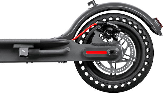 Rebel Fast Wheels Pro ZAB0030 Ηλεκτρικό Πατίνι με 30km/h Max Ταχύτητα και 25km Αυτονομία σε Μαύρο Χρώμα
