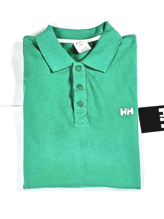 Helly Hansen Transat Men's Short Sleeve Blouse Polo Green