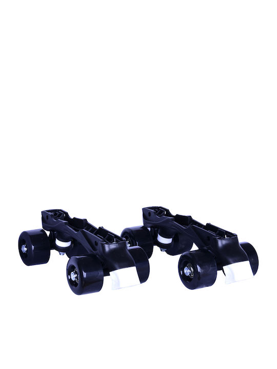 Αθλοπαιδιά Inline / Quad Αυξομειούμενα Rollers Μαύρα Παιδικά