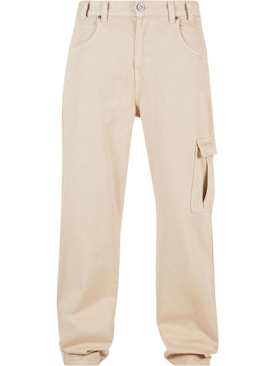 Herren Jeanshosen Cargo Beigen