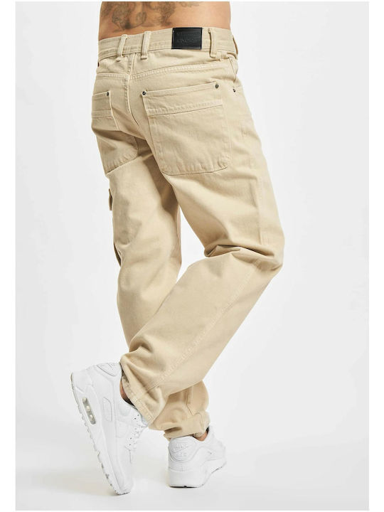 Herren Jeanshosen Cargo Beigen