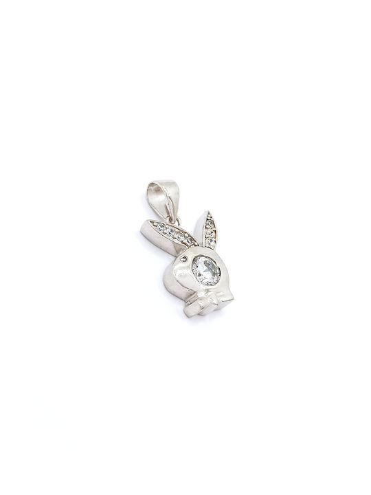 PS Silver Charm from Silver with Zircon