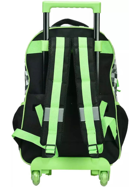 Gim Trolley Backpack for Primary School Minecraft Grey Stone 316-01074