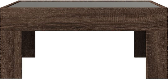Masă de cafea Infinity Light LED Stejar Maro 70x50x30 cm 847615 Maro