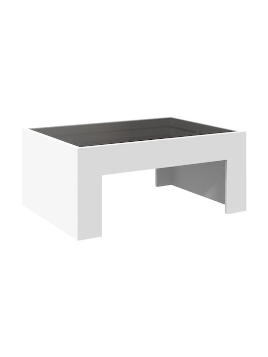 Infinity LED Coffee Table White 70x50x30 cm 847609 White