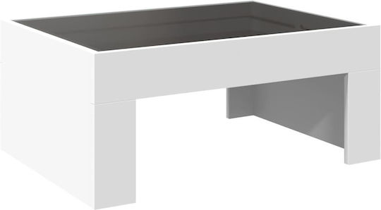 Infinity LED Coffee Table White 70x50x30 cm 847609 White