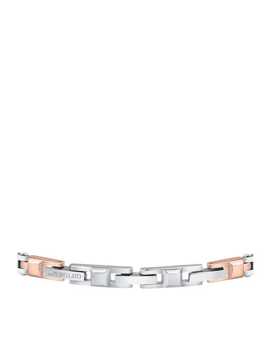 Morellato Motown Men's Bracelet Made of Stainless Steel Gold Plated 21cm