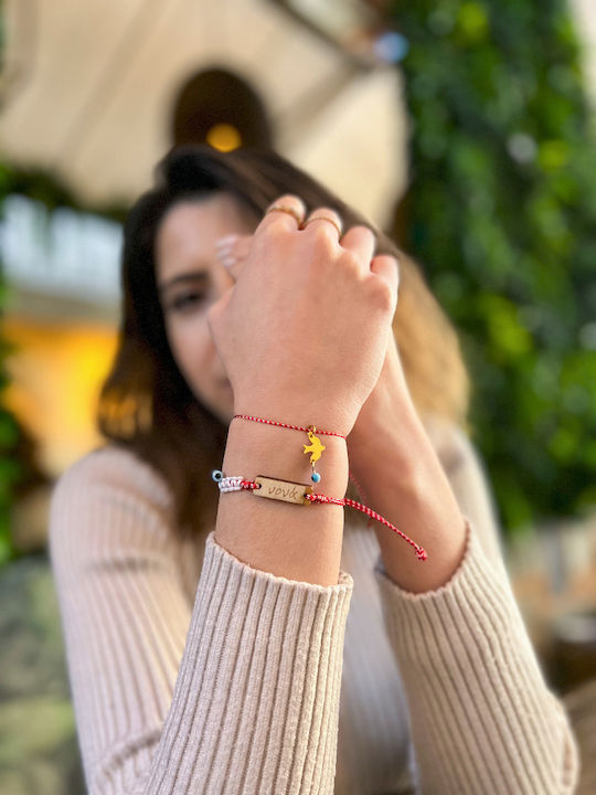 LiebeQueen Damen Set Armbänder Martakia mit Design Mutti aus Kabel