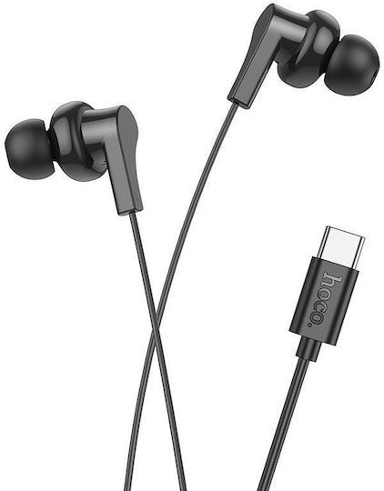 Hoco M114 Безжични Стерео с жак USB-C Черен