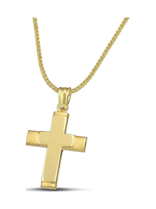 Themelidis Jewels Дамски Златен Кръст 14K с Верижка