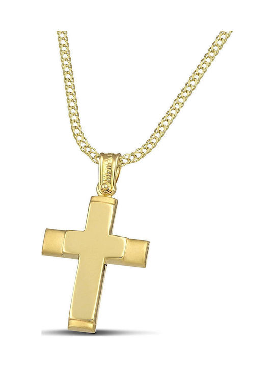 Themelidis Jewels Дамски Златен Кръст 14K с Верижка