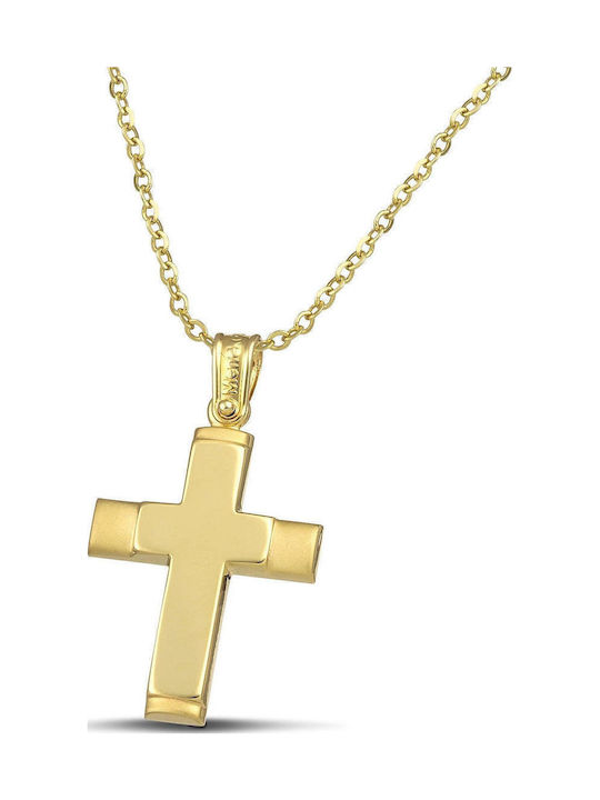 Themelidis Jewels Дамски Златен Кръст 14K с Верижка