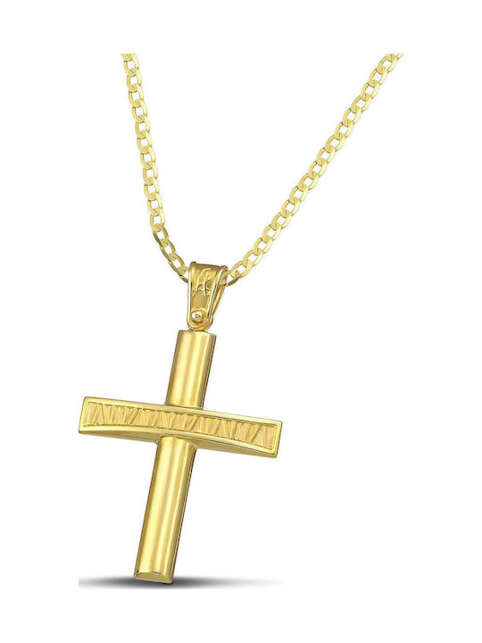 Themelidis Jewels Χρυσός Σταυρός 14Κ