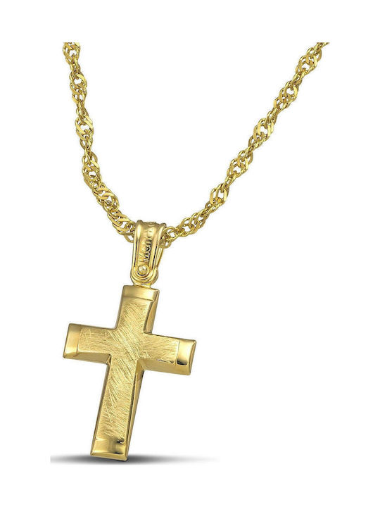 Themelidis Jewels Men's Gold Cross 14K
