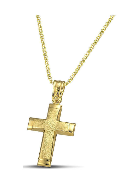 Themelidis Jewels Men's Gold Cross 14K