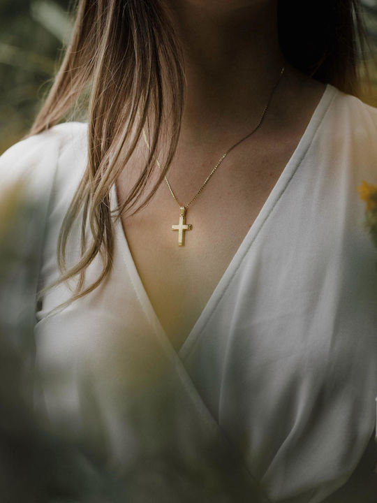 Themelidis Jewels Men's Gold Cross 14K