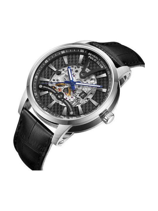 Beverly Hills Polo Club Uhr Automatik mit Lederarmband