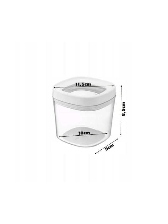 Kadax Lunchbox Kunststoff Transparent 600ml 1Stück