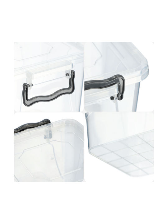 Kadax Cutie pentru Mâncare Plastic Transparent 3700ml 1buc