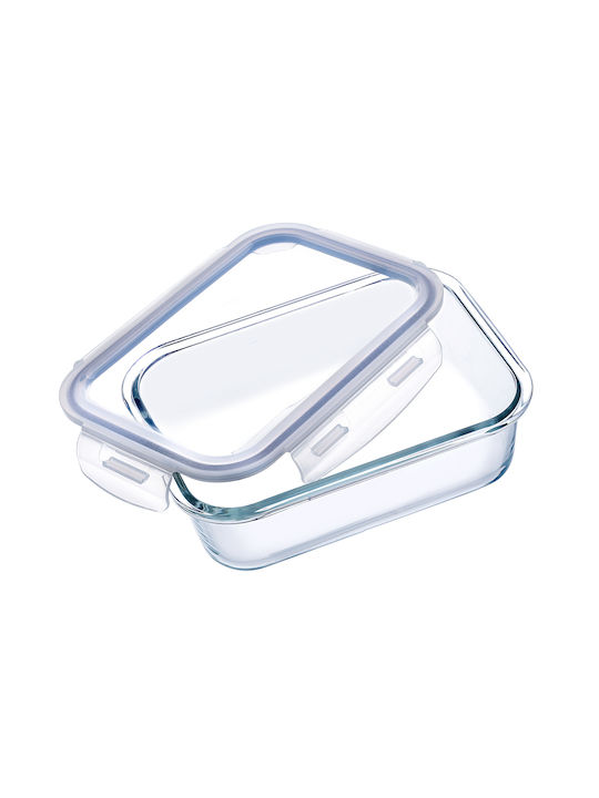 Kadax Cutie pentru Mâncare Sticlă Transparent 1520ml 1buc