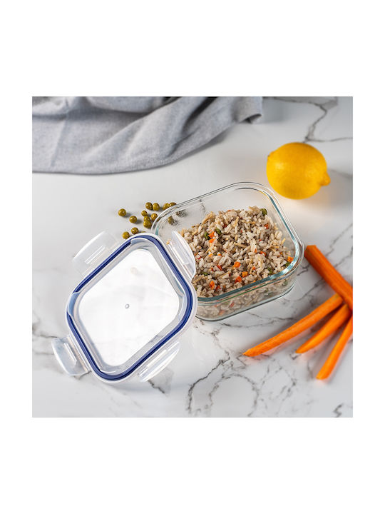 Kadax Glass Lunch Box Transparent 800ml