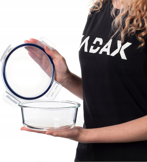 Kadax Lunchbox Glas Transparent 950ml 1Stück