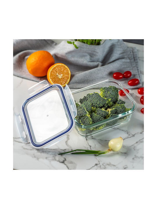 Kadax Lunchbox Glas Transparent 1040ml 1Stück