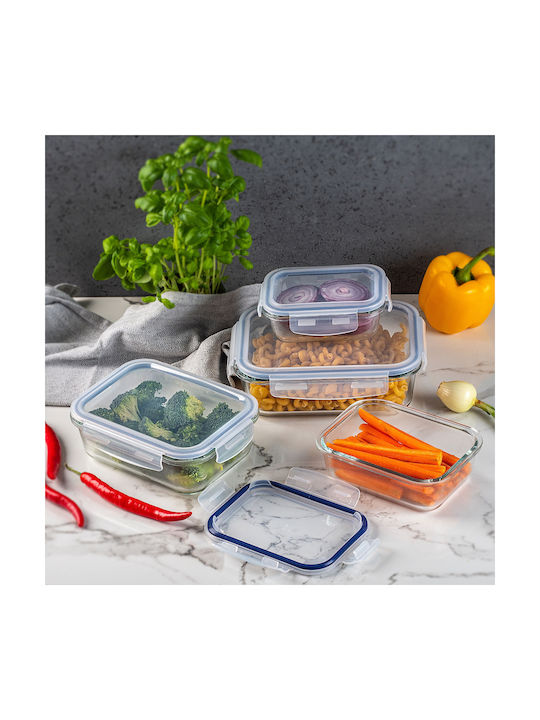 Kadax Lunchbox Glas Transparent 1040ml 1Stück