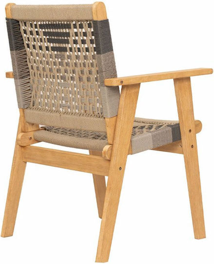 Outdoor Chair Wooden Vega Multicolour 58x56x58cm