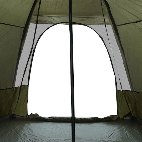 vidaXL Campingzelt Teepee Braune für 6 Personen 408x350x240cm