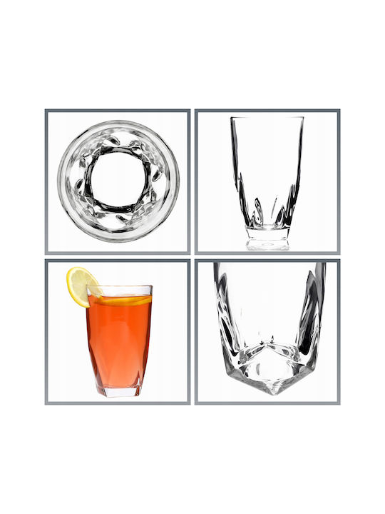 Kadax Gläser-Set Cocktail/Trinken aus Glas 440ml 6Stück