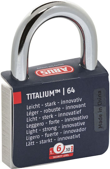Abus Stahl Vorhängeschloss Messing mit Schlüssel 60mm 1Stück