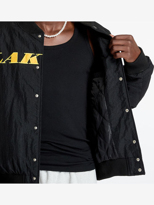 Los Angeles Lakers Nba Geci Barbati Bomber Negru Galben Canary