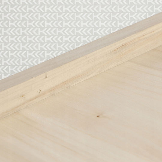 Kadax Επιφάνεια Κοπής Ξύλινη Μπεζ 60x40cm