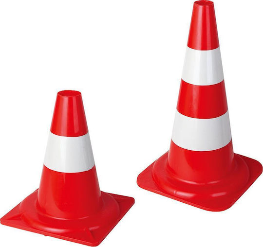 Plastic Cone White W30xH30cm